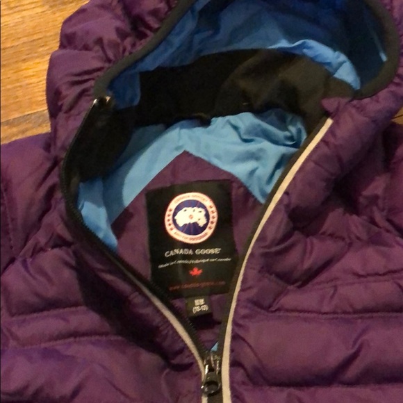 Canada 🇨🇦 goose arctic program M purple puffer jacket - Picture 2 of 8